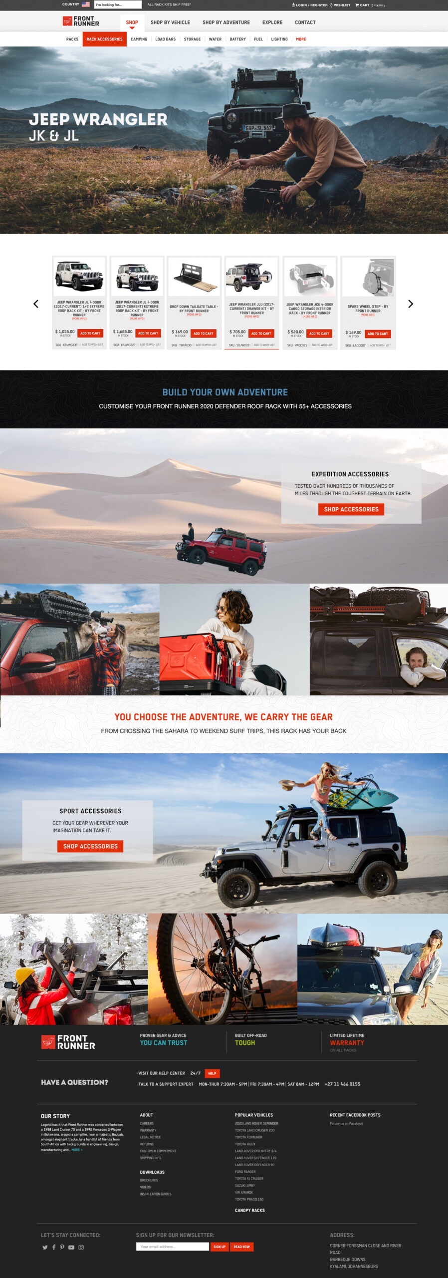 Jeep Landing Page